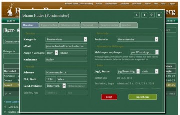 RevierBuch - Jägerverwaltung