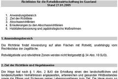 Neue Richtlinie für die Rotwildbewirtschaftung im Saarland