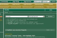 Neu: Volltextsuche auf dem AllesJagd Portal