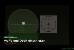 Waffe und Optik einschießen beginnt vor dem ersten Schuss