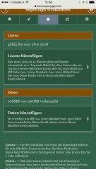 SuperJagd Wildkamera Service - Beispiel Lizenz am Handy