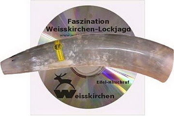 Weisskirchen Hirschruf aus Ochsenhorn (40cm) inkl. CD