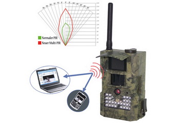 Digitaler Foto Schuss Wildkamera, 8 Mega-Pixel mit MMS, SMS und eMail Funktion